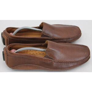 Mercanti Fiorentini Men's Loafer Size 9.5 Slip On Driving Shoe Brown Leather Moc